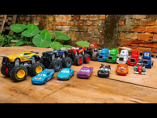 Looking For Lightning McQueen and Car Collection:Mack Cars,Rayo McQueen,Tow Mater,Dinoco King,Ramone