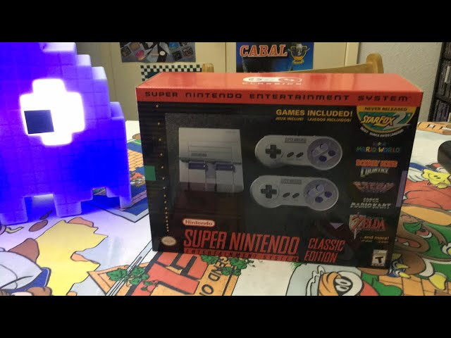 SNES Classic Edition AWESOME UNBOXING