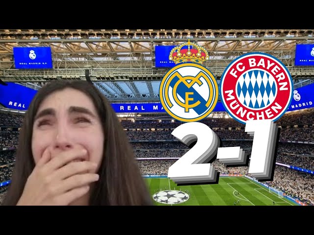 ESTAMOS en la FINAL Real Madrid 2-1 Bayern Múnich en el Santiago Bernabeu 💜 REACCIÓN MADRIDISTA