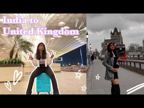 India to United Kingdom student travel | University move-in vlog | Pune-Mumbai-London |