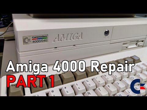 Amiga 4000 Repair Part 1: Recapping and RAM issues galore!