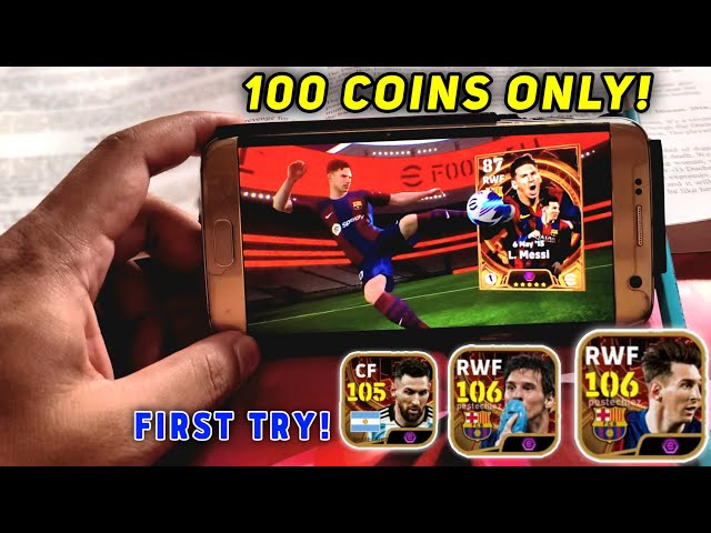 First Try Big Time Messi 106 | 100 Coin Trick To Get Messi 106 & Messi 105 | eFootball 2024