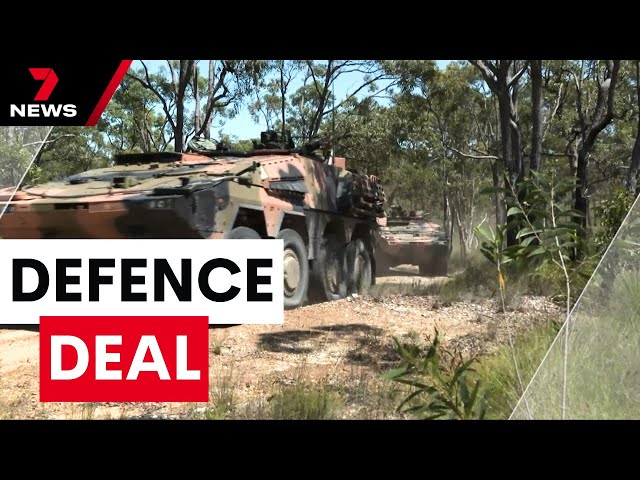 Germany signs off major deal to buy Australian-made armoured fighting vehicles | 7 News Australia
