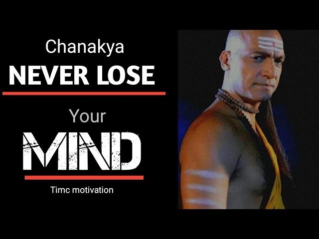 "EVERY STUDENT MUST REMEMBER THIS" - CHANAKYA MOTIVATION