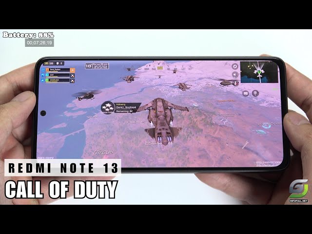Redmi Note 13 test game Call of Duty Mobile CODM | Snapdragon 685