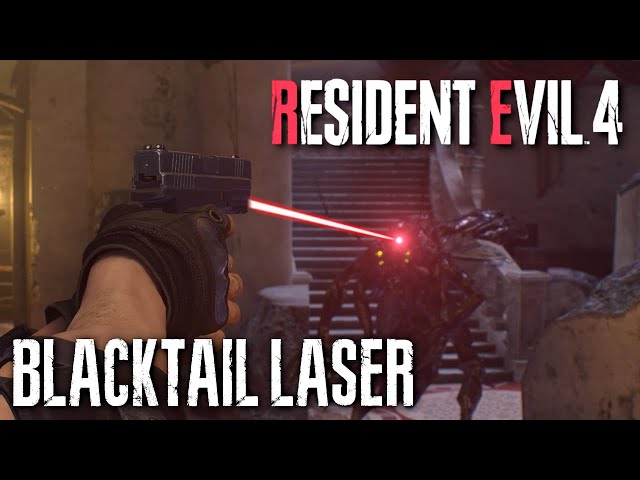 The BLACKTAIL LASER is OVERPOWERED in RESIDENT EVIL 4 REMAKE