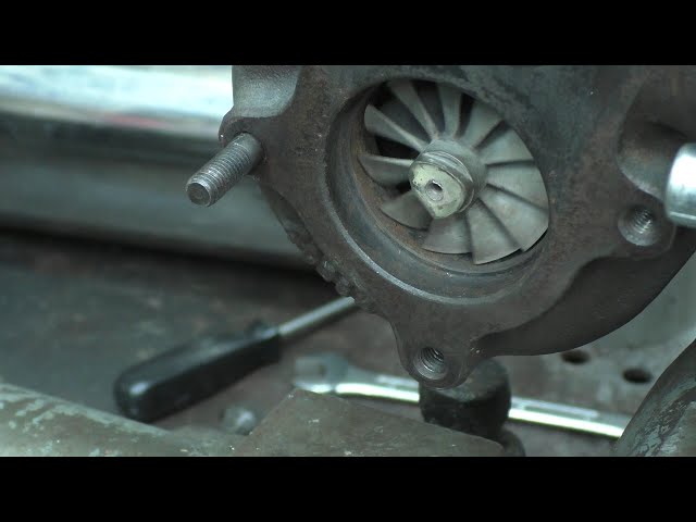 DIY Jet Engine P5  Turbine Wheel (hot side)