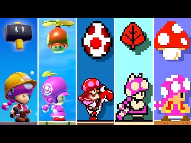 Super Mario Maker 2 - All Toadette Power-Ups