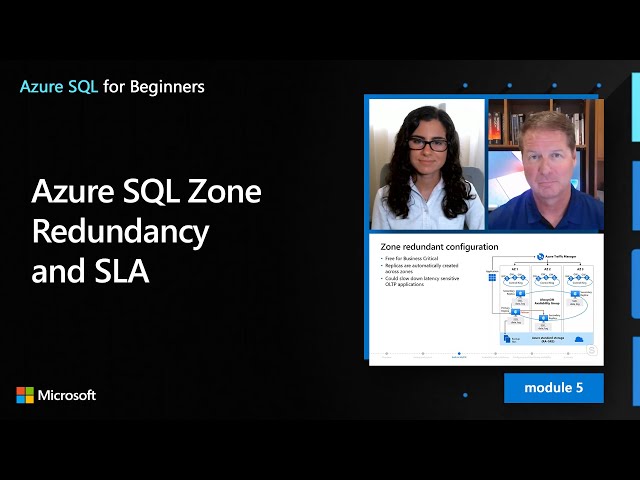 Azure SQL Zone Redundancy and SLA | Azure SQL for beginners (Ep. 50)
