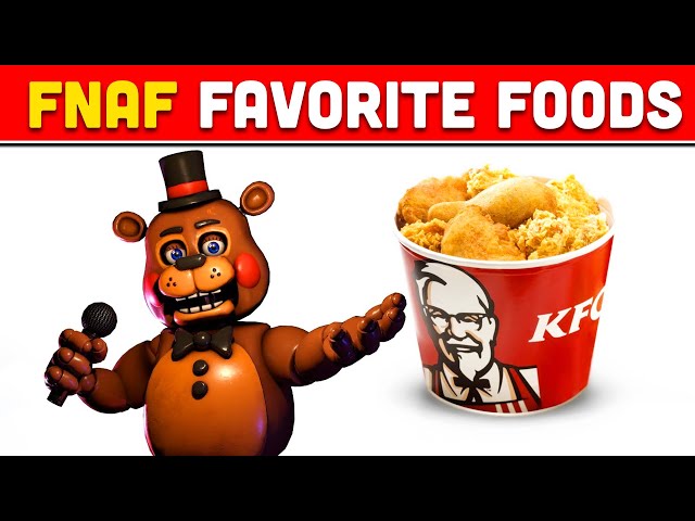 FNAF Characters and their Favorite FOODS & DRINKS ? (and other favorites)