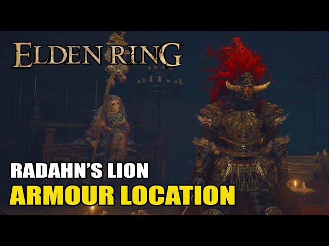 Elden Ring - Radahn's Lion Armour Location (Best Armour Locations)