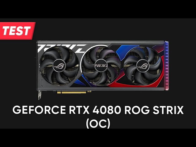 Grafikkarte Asus GeForce RTX 4080 ROG Strix (OC) | TEST | Deutsch