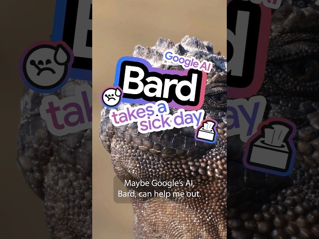 Rest up and stay hydrated — Bard's here to help. 🤒 #ThanksBard