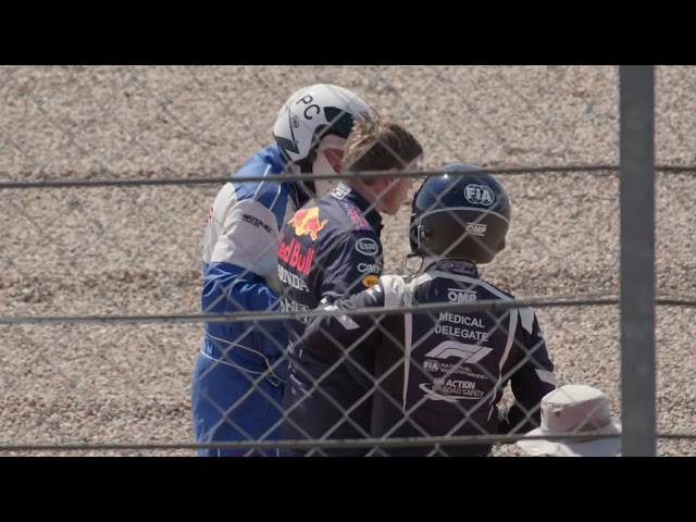 Max Verstappen crash at Silverstone 2021 re-edit [4K]
