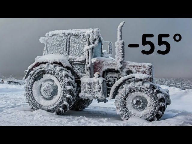 TOP 10 Extreme Engine Start-Ups In Severe Frost!! Blue Tractor Driver Error! 2023