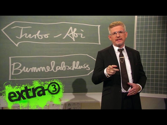 Bildungsexperte Heinz Strunk | extra 3 | NDR