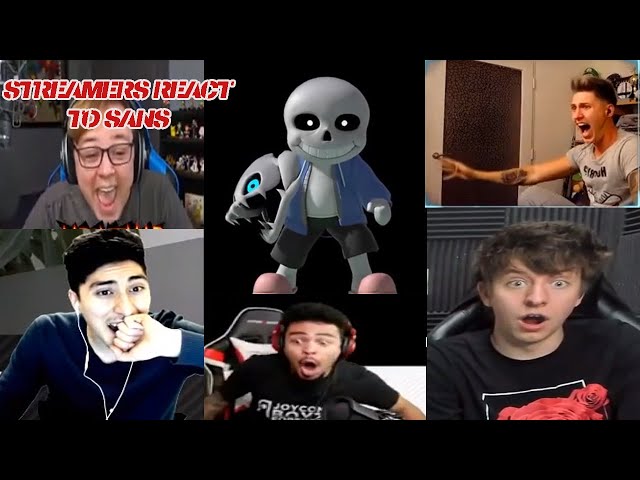 An Hour Of Streamers Reacts To Sans Coming To Smash Ultimate