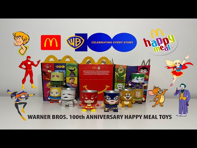McDonald’s 2023 Happy Meal Toys |  Warner Bros. 100th Anniversary | Unboxing