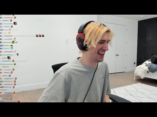 xQc is so sick he can't even talk