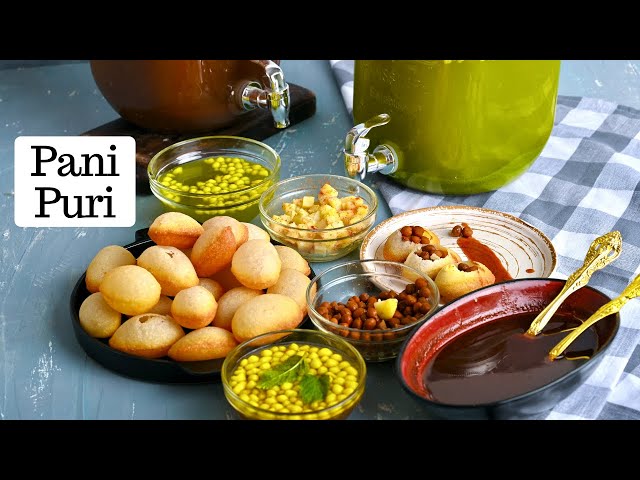 Pani Puri | Puchka Golgappa Recipe | चटपटी पानी पूरी - गोलगप्पे | Kunal Kapur Street Food Recipe