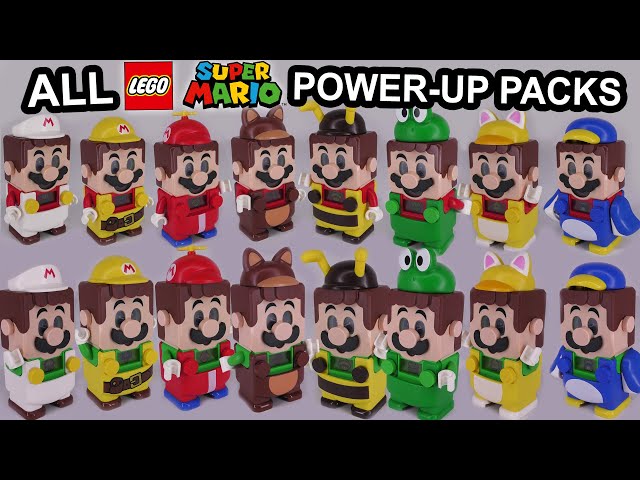 ALL LEGO Super Mario POWER-UP PACKS EVER RELEASED! | 2020-2021