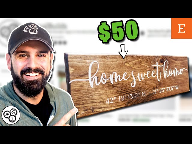 How I sell pine boards on Etsy for $50