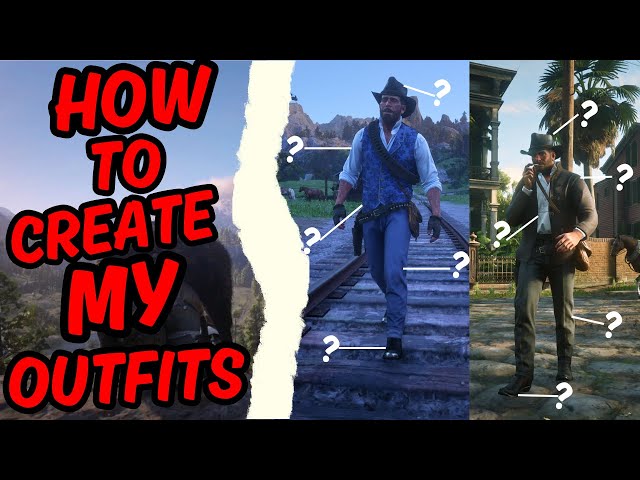 HOW TO CREATE MY OUTFITS IN RED DEAD REDEMPTION 2 (NO MODS)
