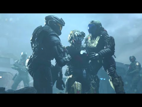 Halo Infinite - Noble 6 Meets Lone Wolves Cutscene