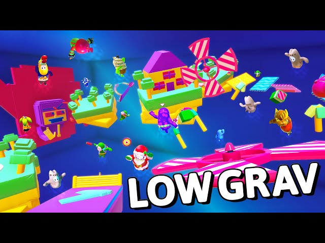 Insane Low Gravity Forest Level!! 😍 - Fall Guys WTF Moments #119