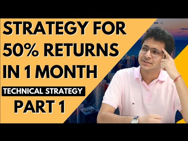 Trading Strategy for 50% returns in 1 Month - TRADING STRATEGY PART 1 | SHARE MARKET STRATEGY |