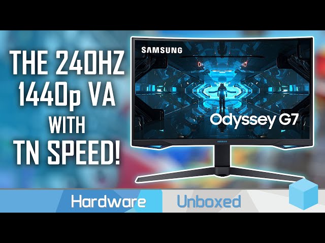 Samsung Odyssey G7 Review, The Fastest VA Display Ever
