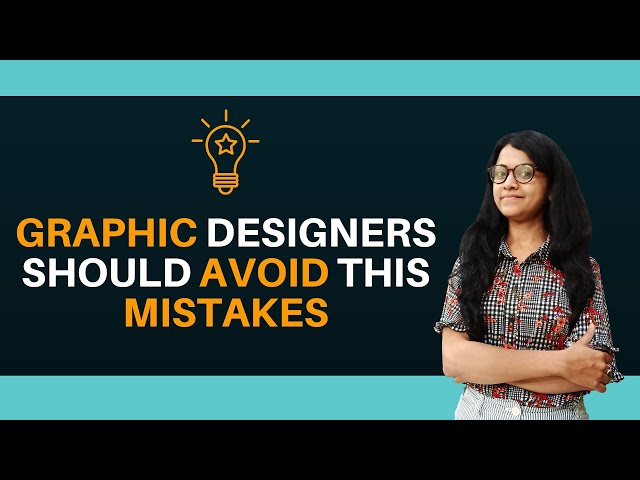 GRAPHIC DESIGNERS should avoid this mistakes | Graphic jock