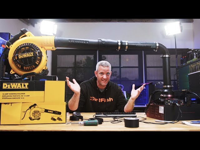 We tried cooling a CPU with a LEAF BLOWER...