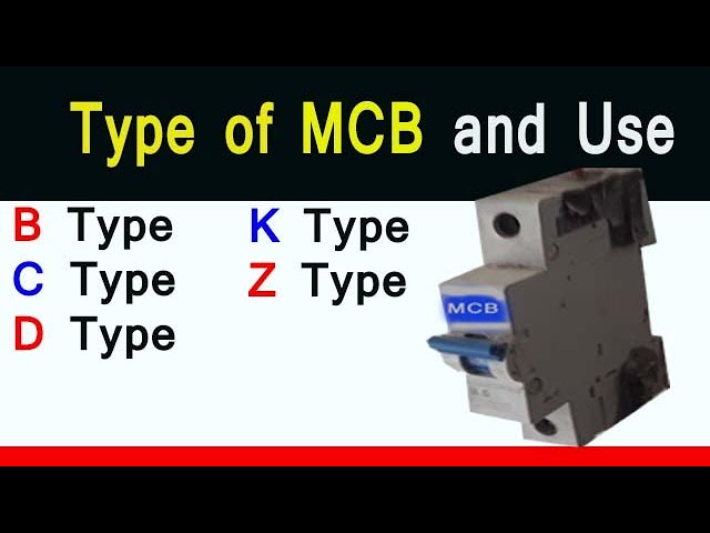 MCB to connect on how much load । MCB size load calculation |Type of miniature circuit breaker