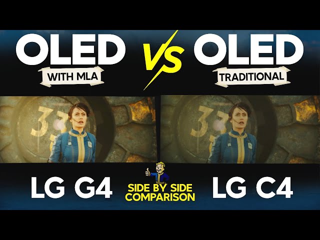 LG G4 vs LG C4 OLED TV | MLA vs Conventional OLED TV Comparison 2024