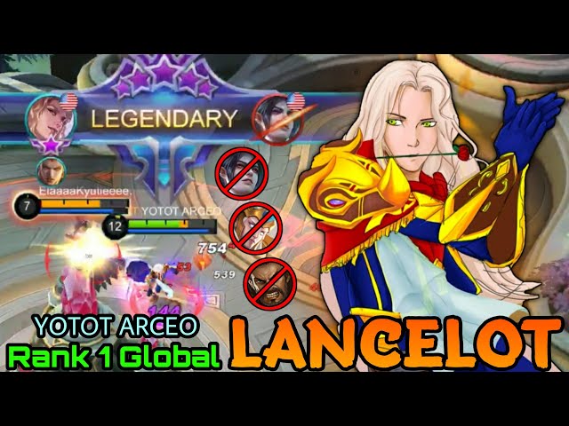 Lancelot Deal Insane Burst DMG! You Can't Escape Me!! - Top 1 Global Lancelot by YOTOT ARCEO - MLBB