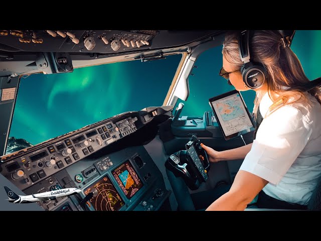 BOEING 737 Stunning TAKEOFF ICELAND Keflavik Airport RWY01 | Cockpit View | Life Of An Airline Pilot
