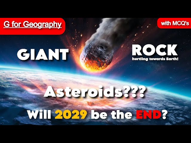 Will Asteroid Apophis Hit Earth in 2029? Basics of Asteroid/क्षुद्र ग्रह #geography #upsc #ias