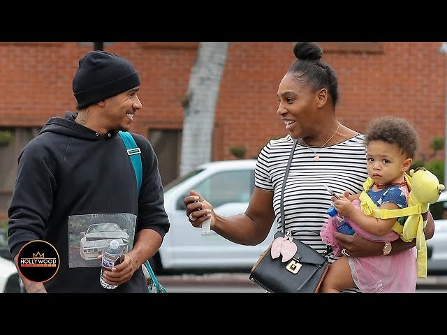 Serena Williams and Lewis Hamilton Bump into Each Other at LA Jewelry Store