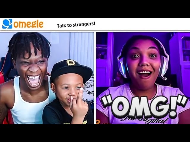 I Turned My Little Brother Into The Biggest Omegle TROLL!