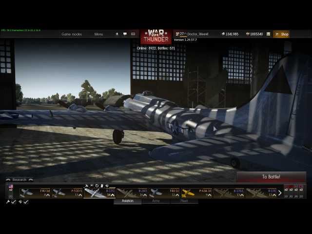 War Thunder - B-17 Flying Fortress