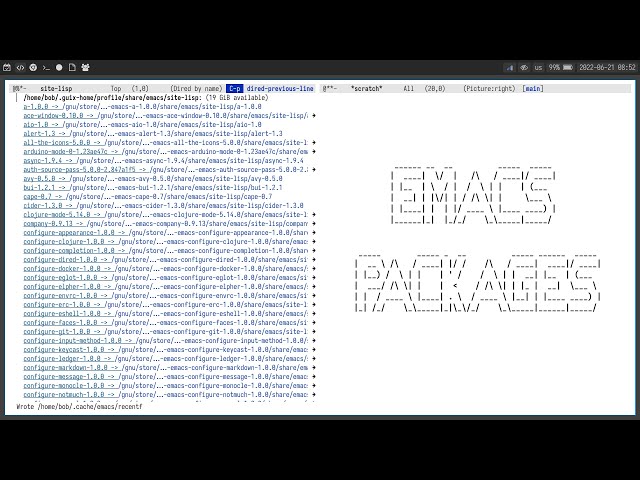 GNU Guix as Emacs package manager