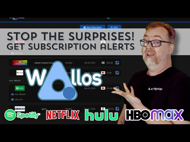 Simplify Your Finances: Get Subscription Service Reminders with Wallos!