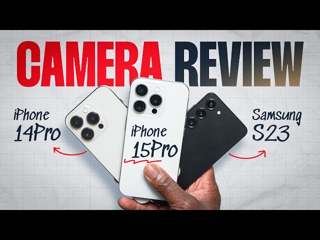 iPhone 15 Pro vs iPhone 14 Pro vs Galaxy S23 Camera Comparison Review