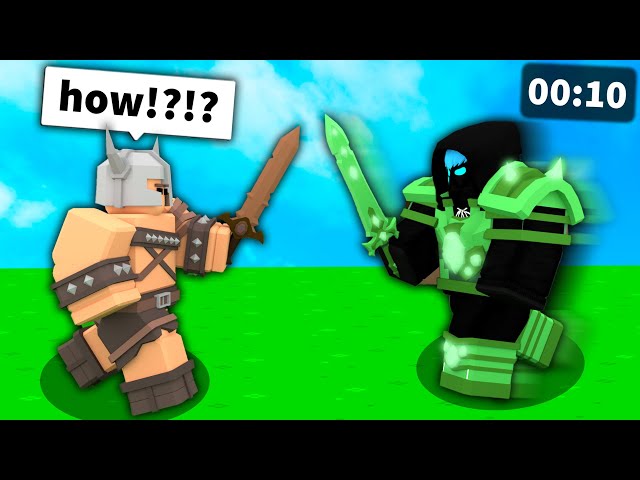 I disguised my avatar with ARMOR in Roblox Bedwars..