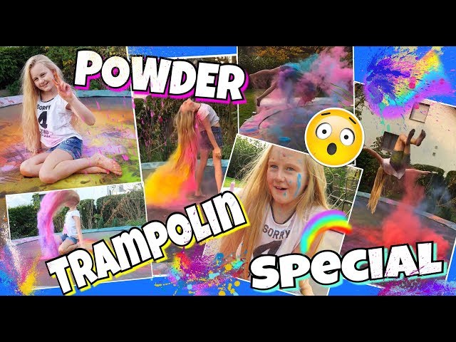 Holi POWDER Gymnastics Trampoline Special feat. LUCA HÄNNI | MAVIE