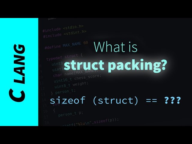Struct packing: No, you're not going crazy.