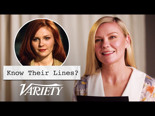 Does Kirsten Dunst Know Lines From Her Most Famous Movies?