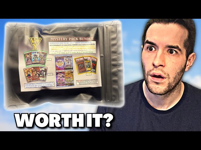 Are NEW Vintage Yugioh MYSTERY PACKS Worth It?
