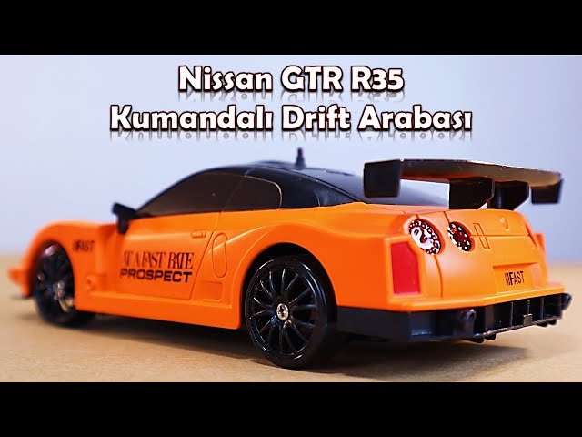 Ucuz RC Araba İnceleme - Nissan GTR R35 RC Drift Arabası (YAN MAKİNASI) (TR'de İLK!)